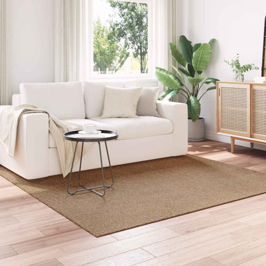 Vloerkleden Vierkant AGIRA Naturel 200 x 200 cm Polyester