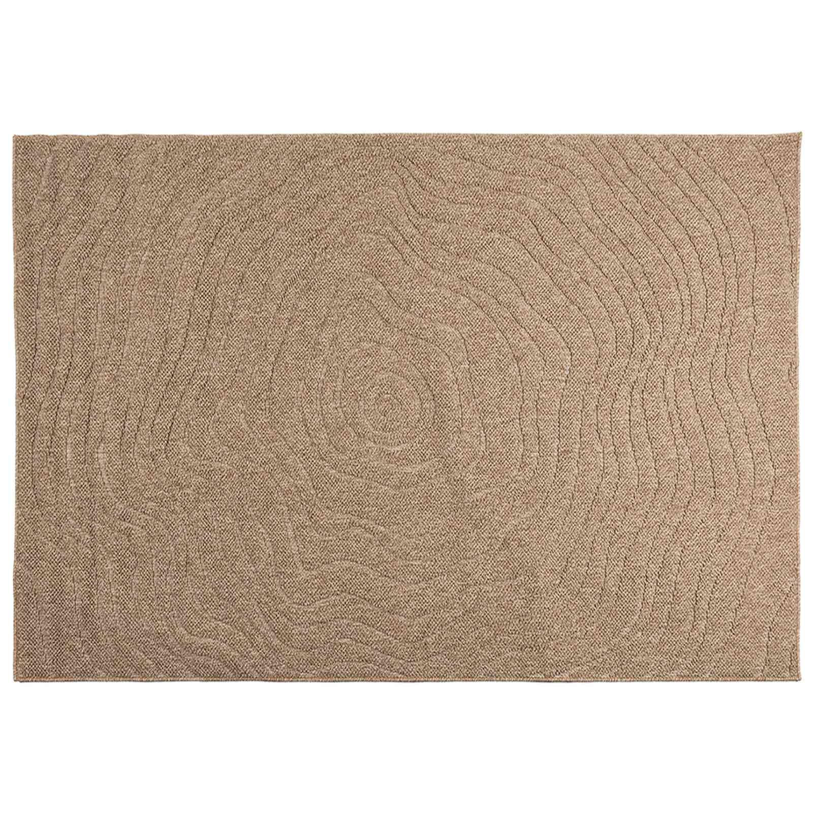 Vloerkleden Moiré AGIRA Naturel 200 x 140 cm Polyester