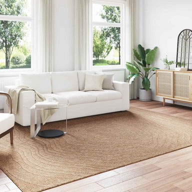 Vloerkleden Moiré AGIRA Naturel 280 x 200 cm Polyester