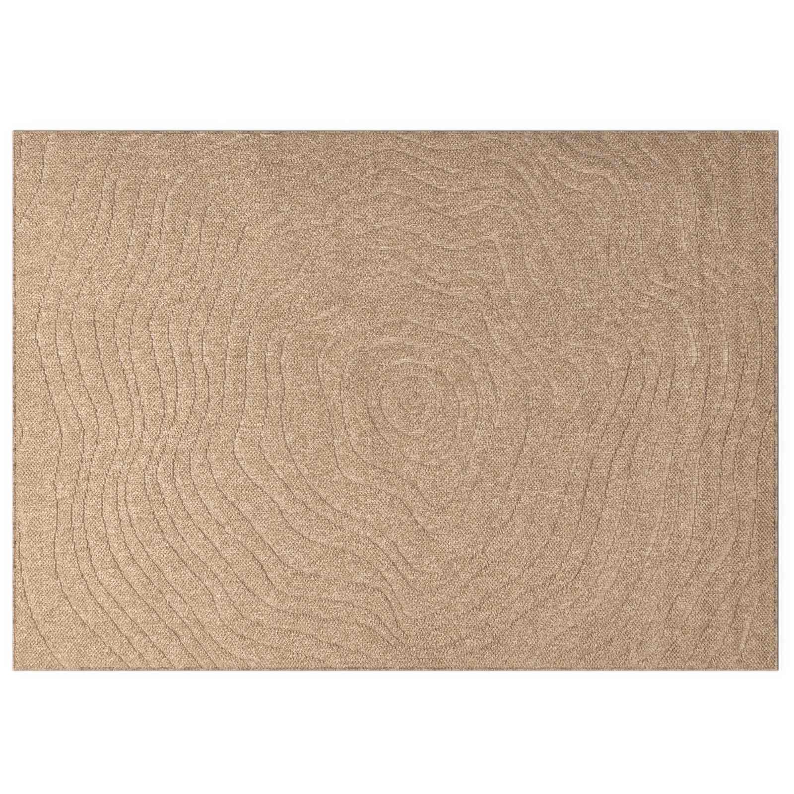 Vloerkleden Moiré AGIRA Naturel 340 x 240 cm Polyester