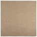 Vloerkleden Moiré Vierkant AGIRA Naturel 120 x 120 cm Polyester