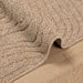 Vloerkleden Moiré Vierkant AGIRA Naturel 200 x 200 cm Polyester