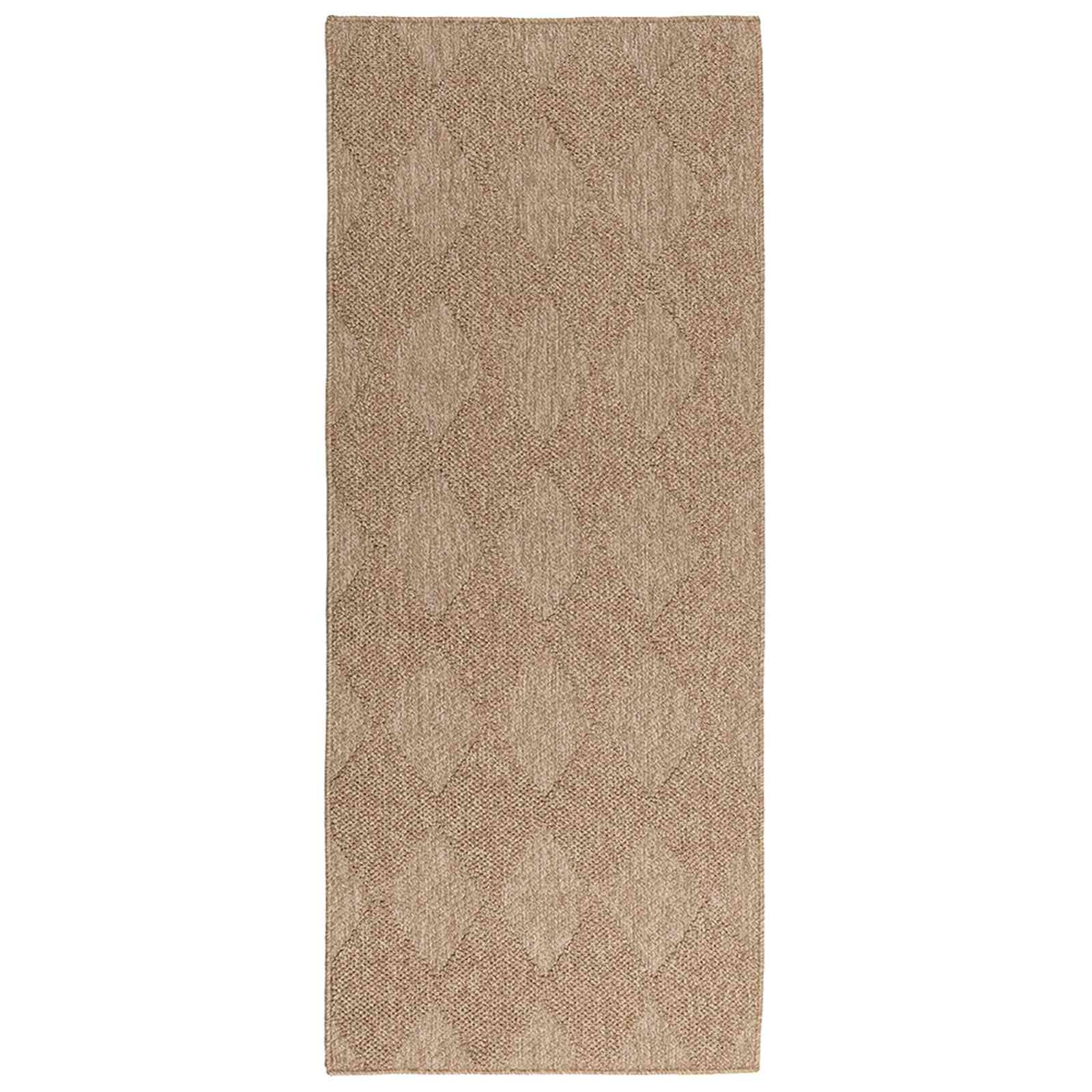 Vloerkleden Rechthoekig AGIRA Naturel 150 x 80 cm Polyester