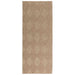 Vloerkleden Rechthoekig AGIRA Naturel 200 x 80 cm Polyester