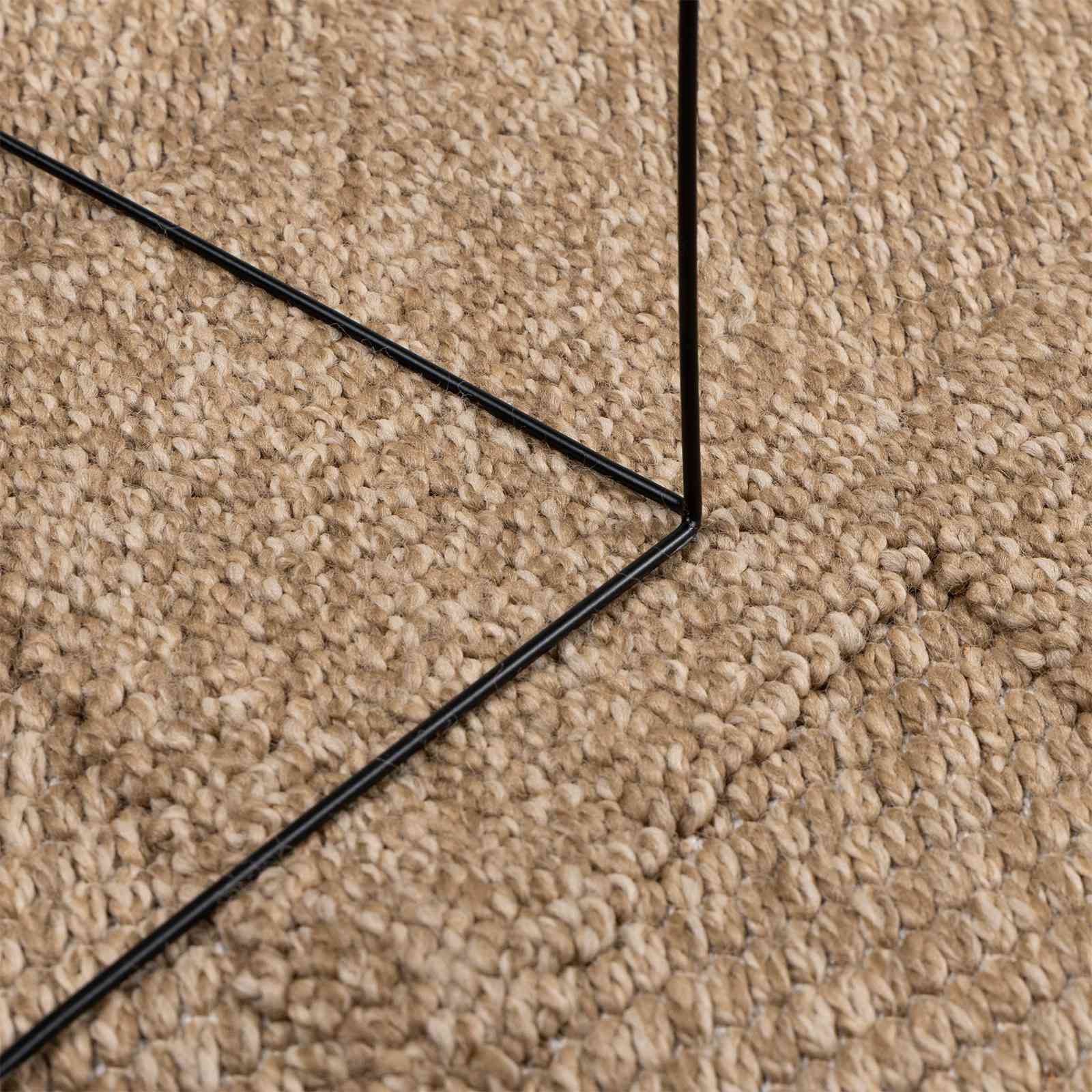 Vloerkleden Rechthoekig AGIRA Naturel 280 x 200 cm Polyester