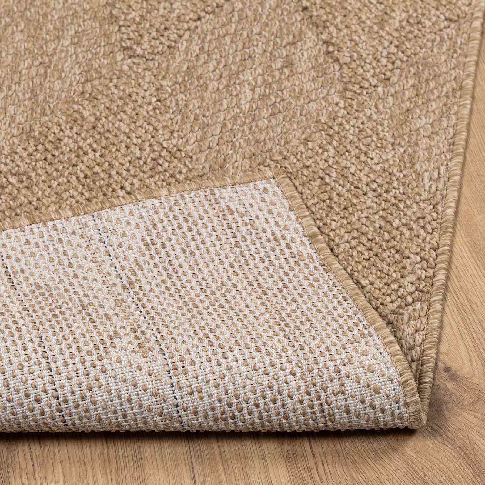 Vloerkleden Vierkant AGIRA Naturel 120 x 120 cm Polyester