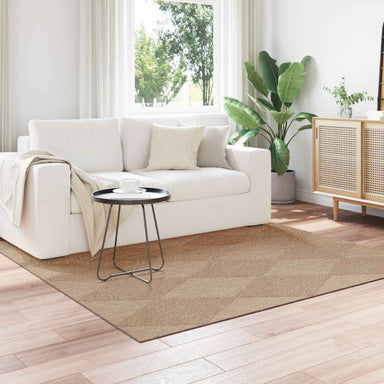 Vloerkleden Vierkant AGIRA Naturel 200 x 200 cm Polyester