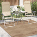 Vloerkleden Vierkant AGIRA Naturel 240 x 240 cm Polyester