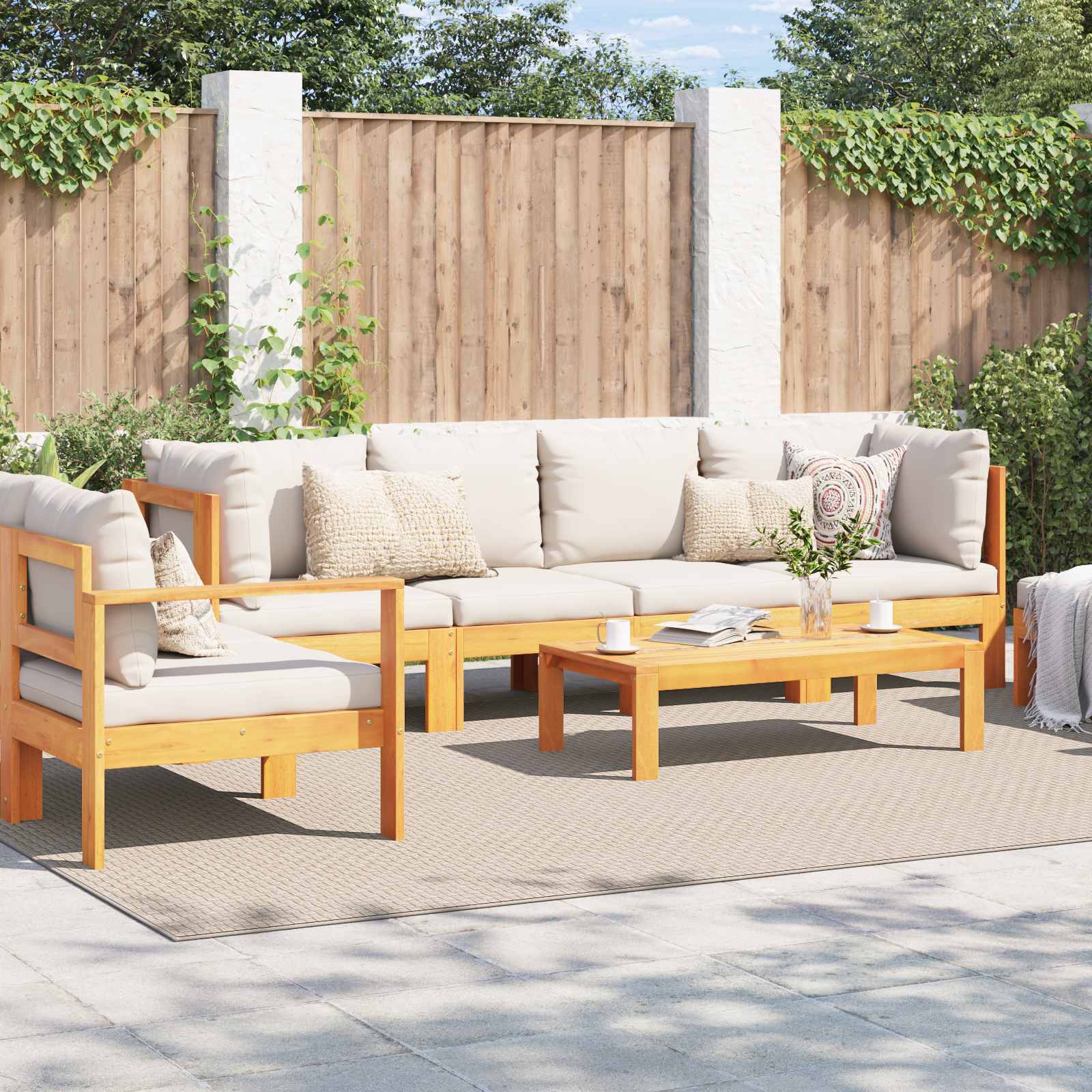 Vloerkleden Rechthoekig FARO Crème 340 x 240 cm Polyester