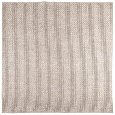 Vloerkleden Vierkant FARO Crème 120 x 120 cm Polyester