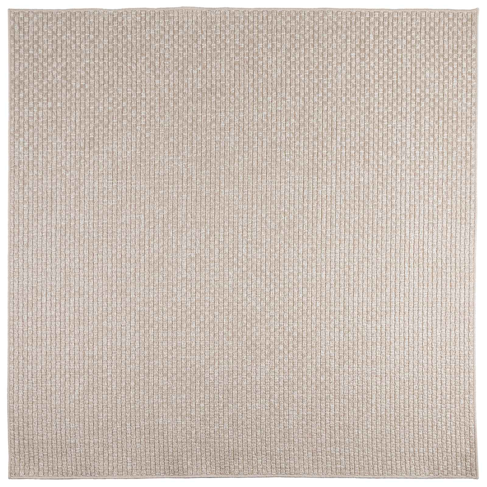 Vloerkleden Vierkant FARO Crème 240 x 240 cm Polyester
