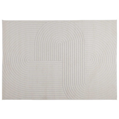 Vloerkleden Rechthoekig PALMERAS Crème 170 x 120 cm Polyester