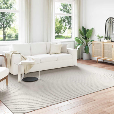 Vloerkleden Rechthoekig PALMERAS Crème 280 x 200 cm Polyester
