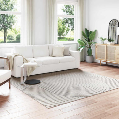 Vloerkleden Vierkant PALMERAS Crème 240 x 240 cm Polyester