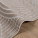 Vloerkleden Vierkant PALMERAS Beige 240 x 240 cm Polyester