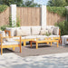 Vloerkleden Vierkant PALMERAS Beige 240 x 240 cm Polyester