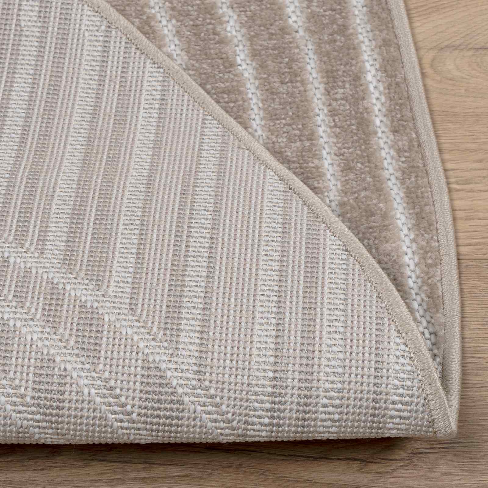 Vloerkleden Rond PALMERAS Beige Ø 200 CM Polyester