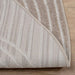 Vloerkleden Rond PALMERAS Beige Ø 200 CM Polyester
