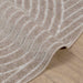Vloerkleden Rond PALMERAS Beige Ø 200 CM Polyester