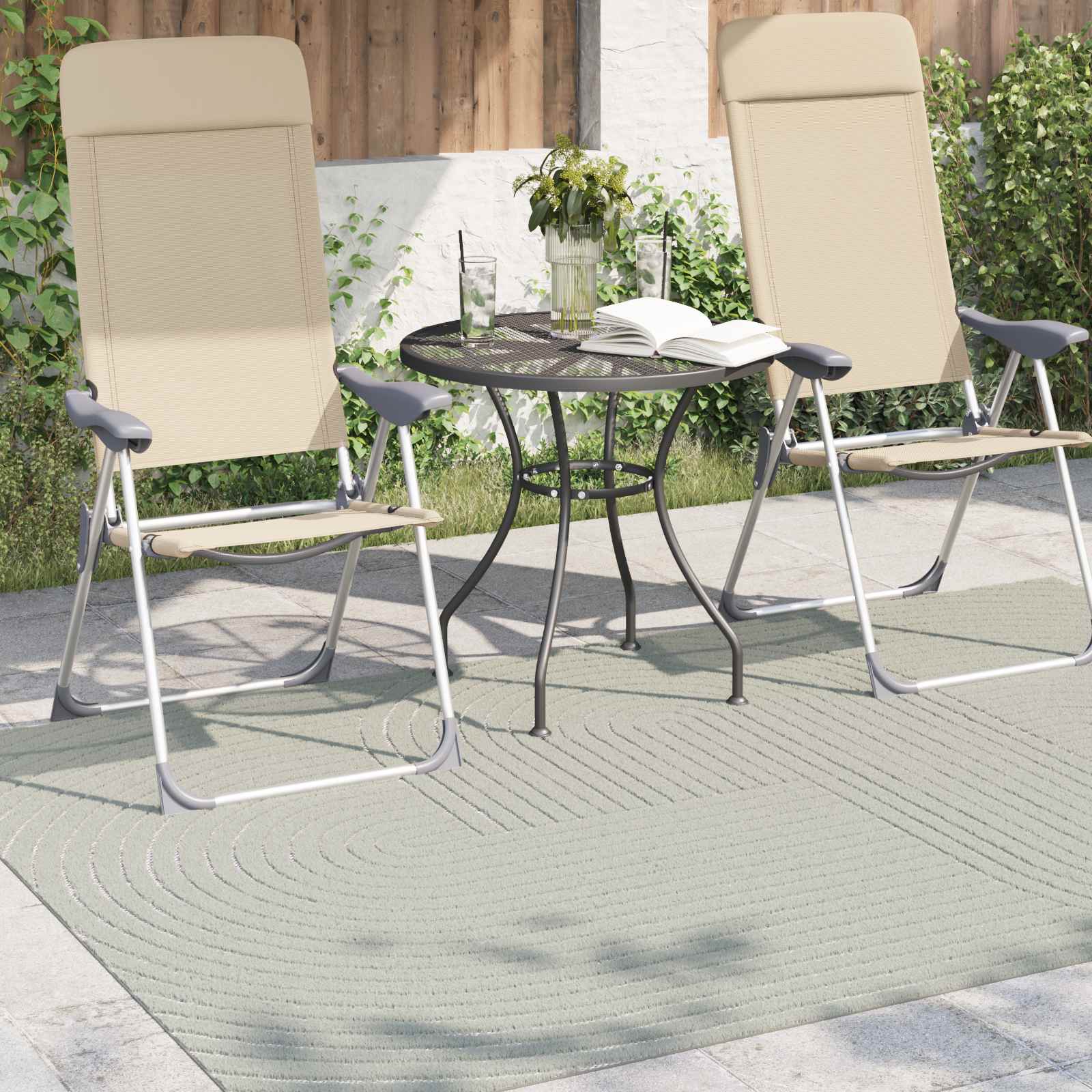 Vloerkleden Rechthoekig PALMERAS Groen 120 x 170 cm Polyester