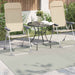 Vloerkleden Rechthoekig PALMERAS Groen 120 x 170 cm Polyester