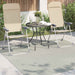 Vloerkleden Vierkant PALMERAS Groen 120 x 120 cm Polyester