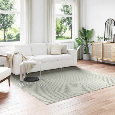 Vloerkleden Vierkant PALMERAS Groen 240 x 240 cm Polyester