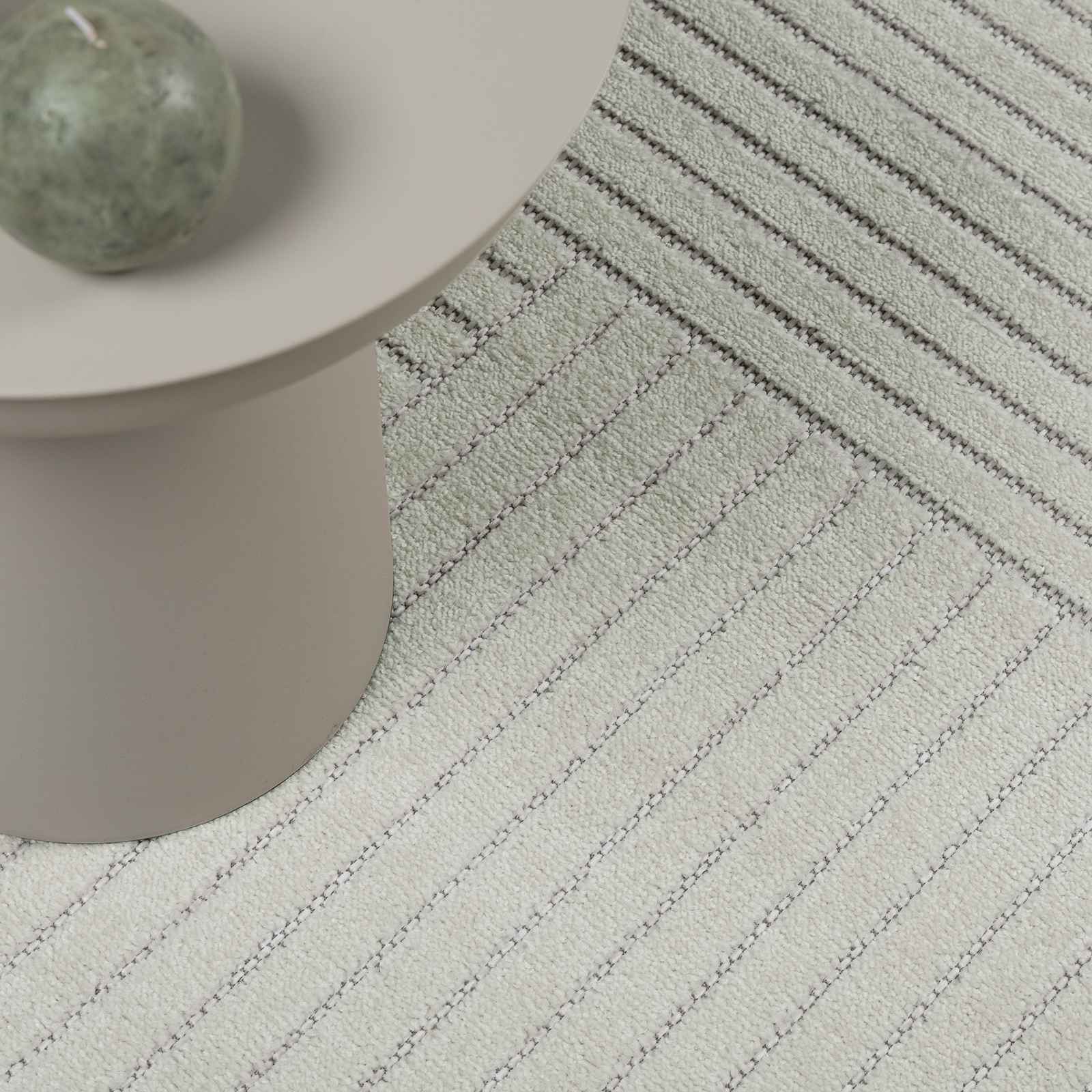 Vloerkleden Rond PALMERAS Groen Ø 200 CM Polyester