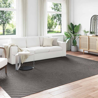 Vloerkleden PALMERAS Antraciet 280 x 200 cm Polyester
