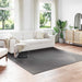Vloerkleden Vierkant PALMERAS Antraciet 240 x 240 cm Polyester