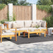 Vloerkleden Vierkant PALMERAS Antraciet 240 x 240 cm Polyester