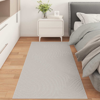 Vloerkleden Rechthoekig PALMERAS Crème 150 x 80 cm Polyester