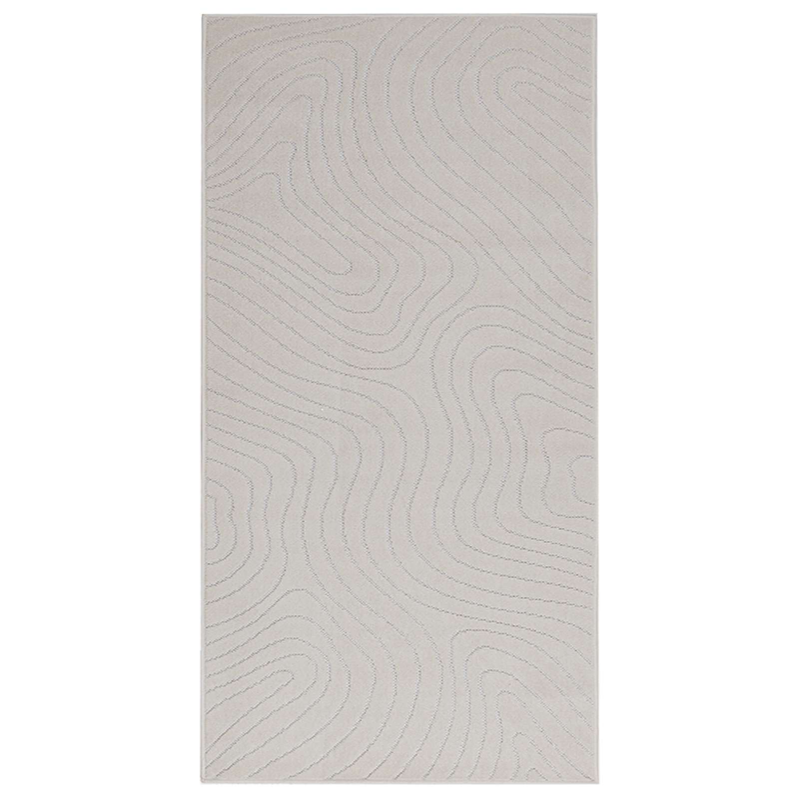 Vloerkleden Rechthoekig PALMERAS Crème 150 x 80 cm Polyester