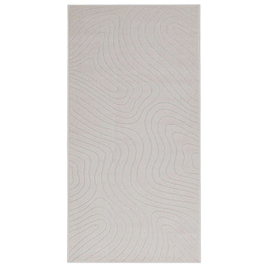 Vloerkleden Rechthoekig PALMERAS Crème 200 x 80 cm Polyester