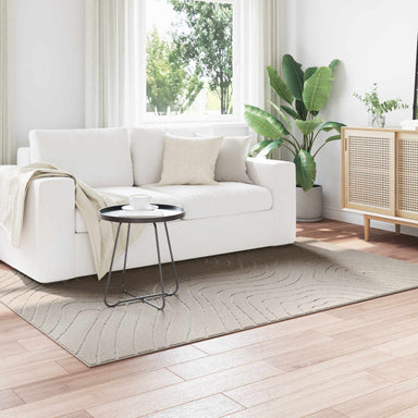 Vloerkleden Rechthoekig PALMERAS Crème 170 x 120 cm Polyester