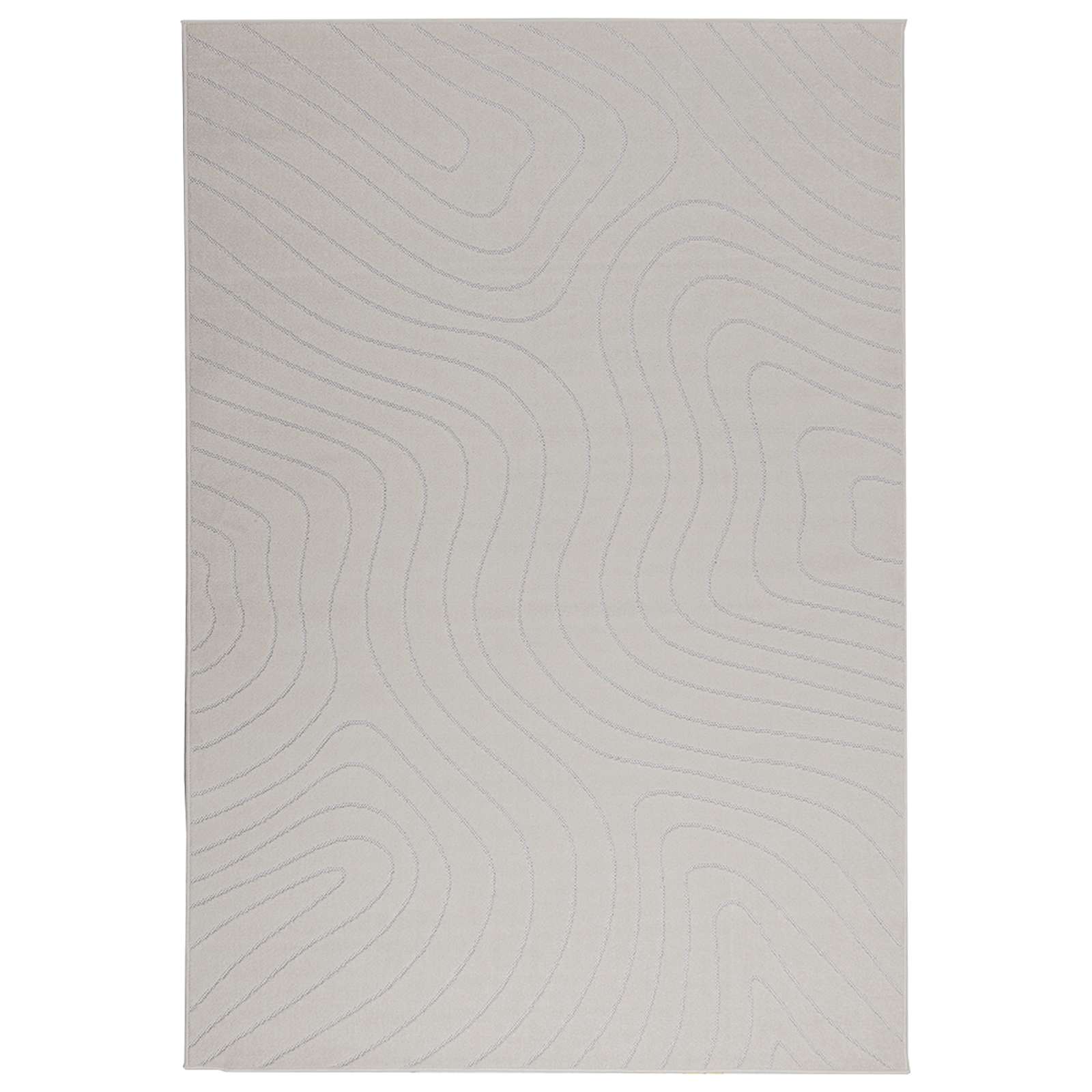 Vloerkleden Rechthoekig PALMERAS Crème 200 x 140 cm Polyester