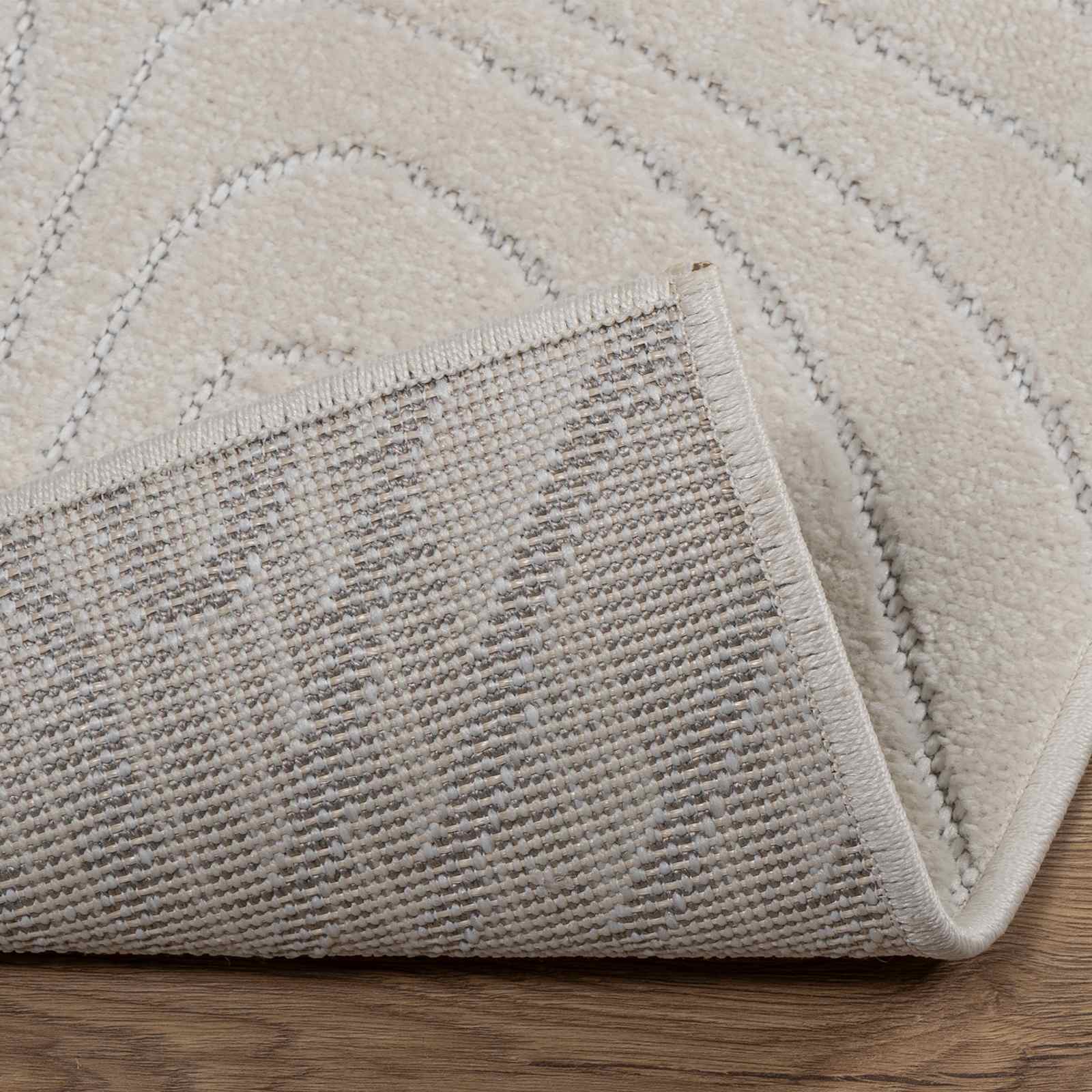 Vloerkleden Rechthoekig PALMERAS Crème 340 x 240 cm Polyester