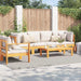 Vloerkleden Rechthoekig PALMERAS Crème 340 x 240 cm Polyester