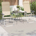 Vloerkleden Vierkant PALMERAS Crème 120 x 120 cm Polyester