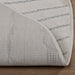 Vloerkleden Rond PALMERAS Crème Ø 160 CM Polyester