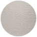 Vloerkleden Rond PALMERAS Crème Ø 160 CM Polyester