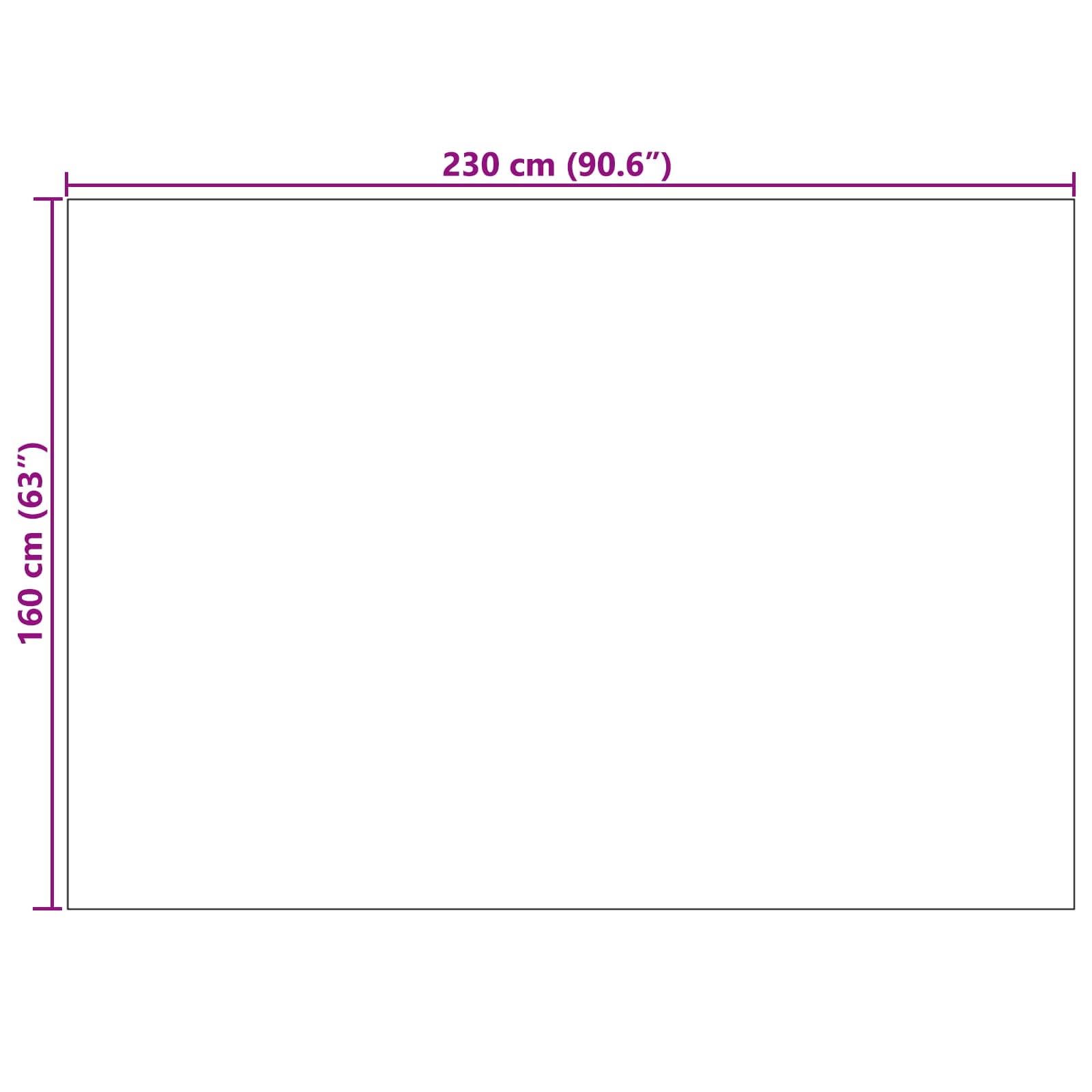 Vloerkleden Rechthoekig PALMERAS Beige 160 x 230 cm Polyester