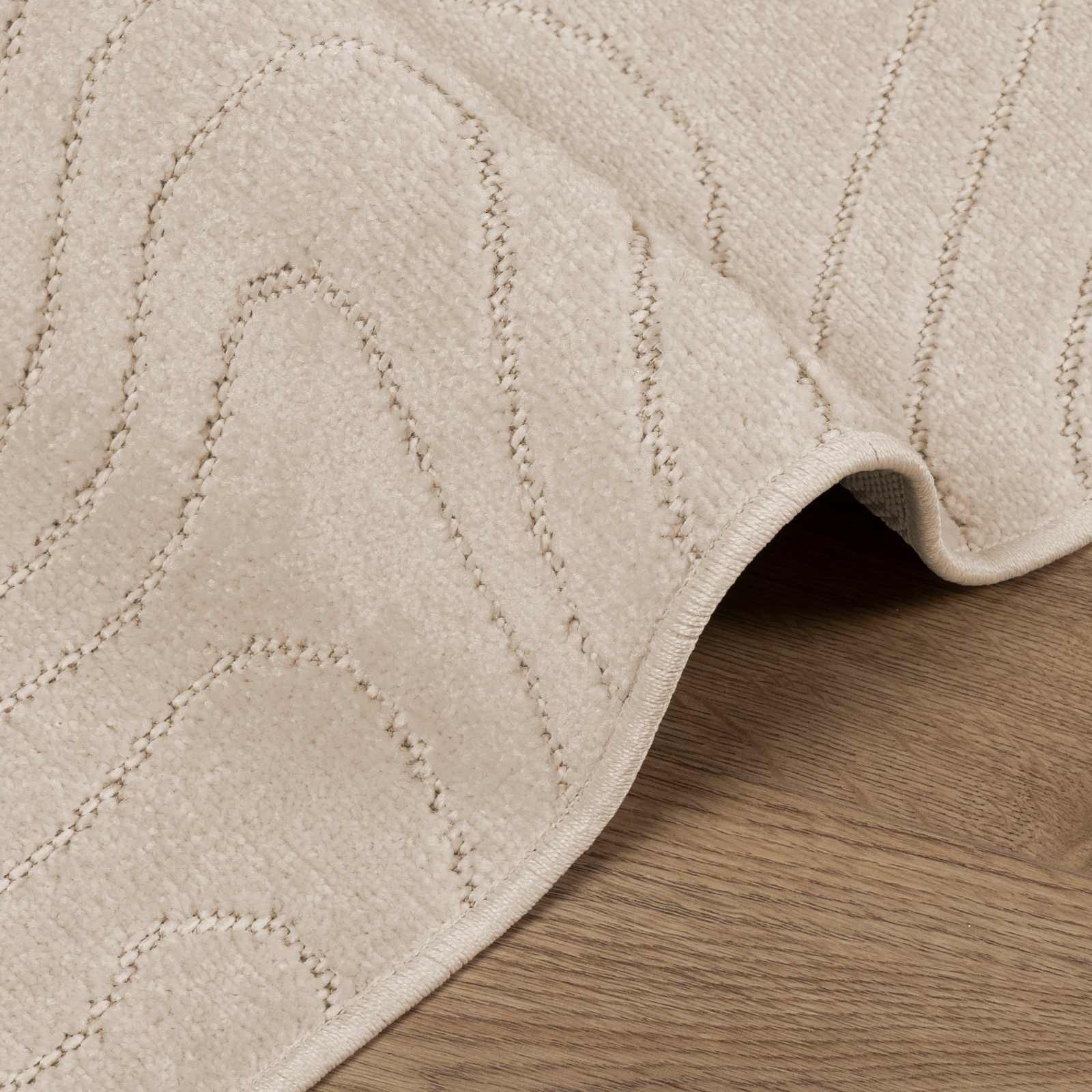 Vloerkleden Rechthoekig PALMERAS Beige 200 x 280 cm Polyester