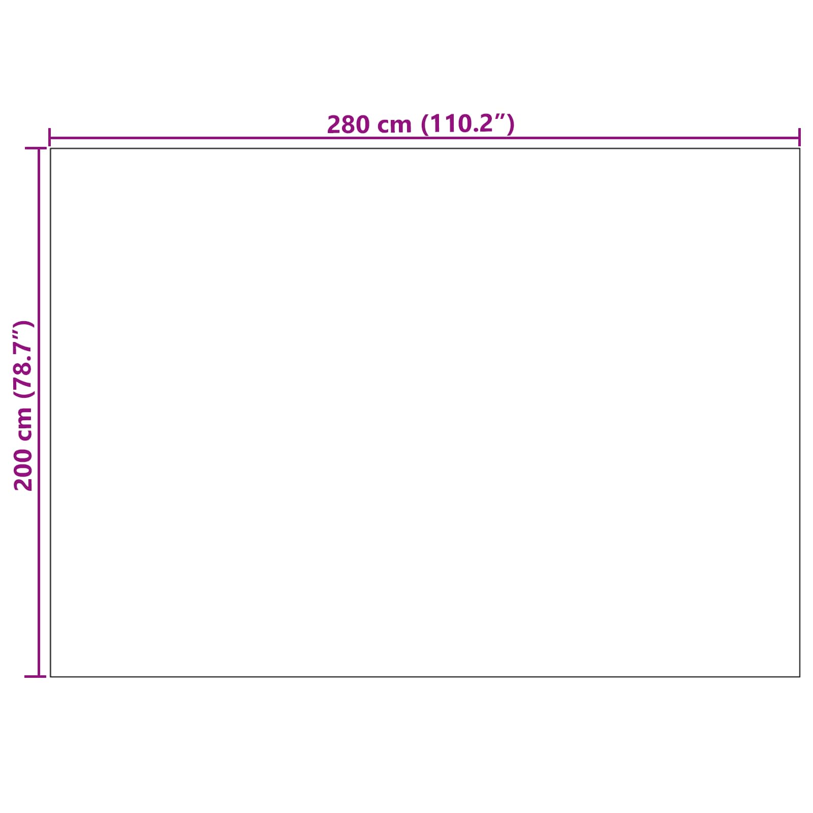 Vloerkleden Rechthoekig PALMERAS Beige 200 x 280 cm Polyester