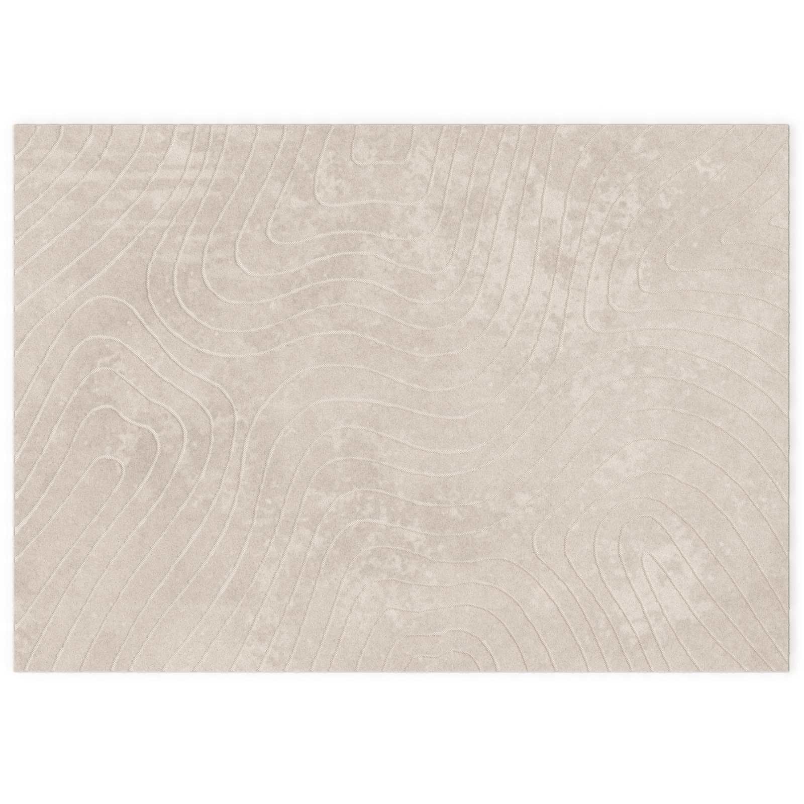 Vloerkleden Rechthoekig PALMERAS Beige 200 x 280 cm Polyester