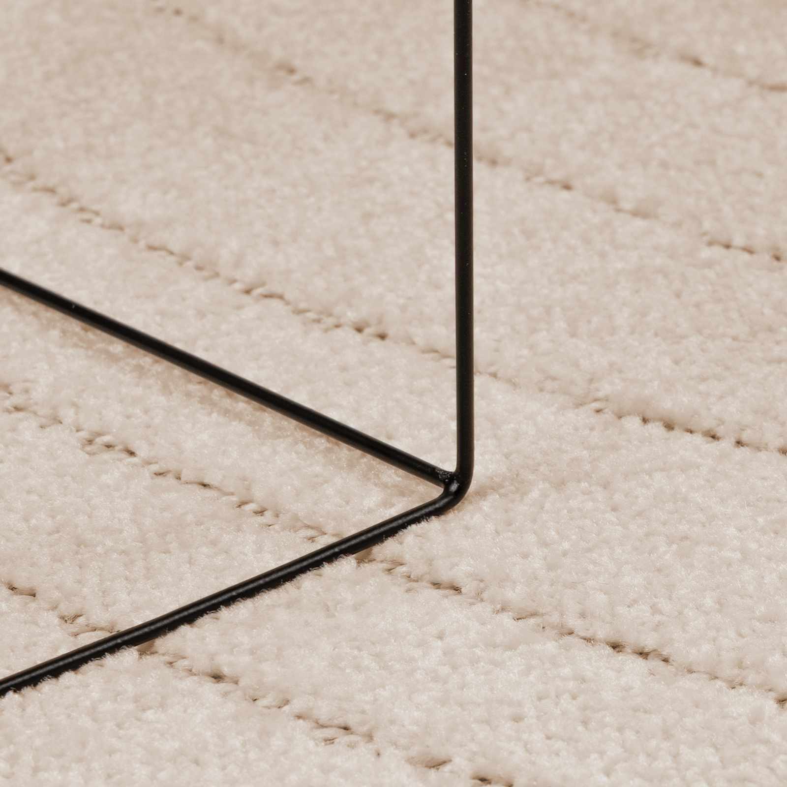Vloerkleden Vierkant PALMERAS Beige 120 x 120 cm Polyester