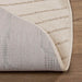 Vloerkleden Rond PALMERAS Beige Ø 120 CM Polyester