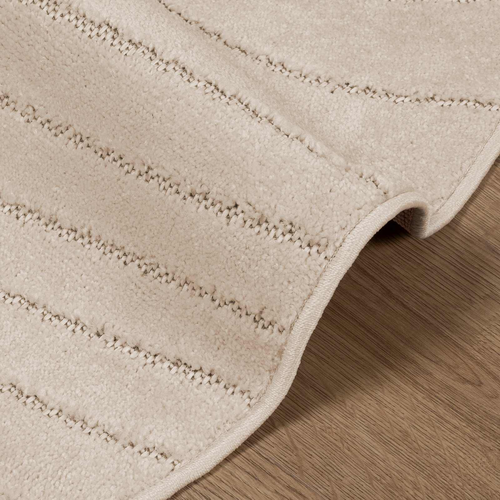 Vloerkleden Rond PALMERAS Beige Ø 160 CM Polyester