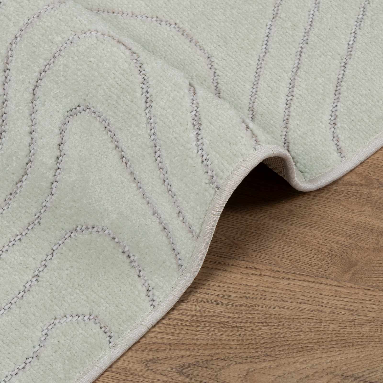 Vloerkleden Rechthoekig PALMERAS Groen 80 x 150 cm Polyester
