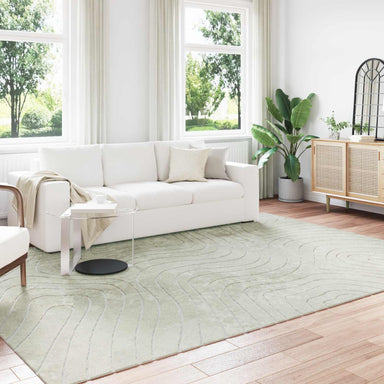 Vloerkleden Rechthoekig PALMERAS Groen 240 x 340 cm Polyester